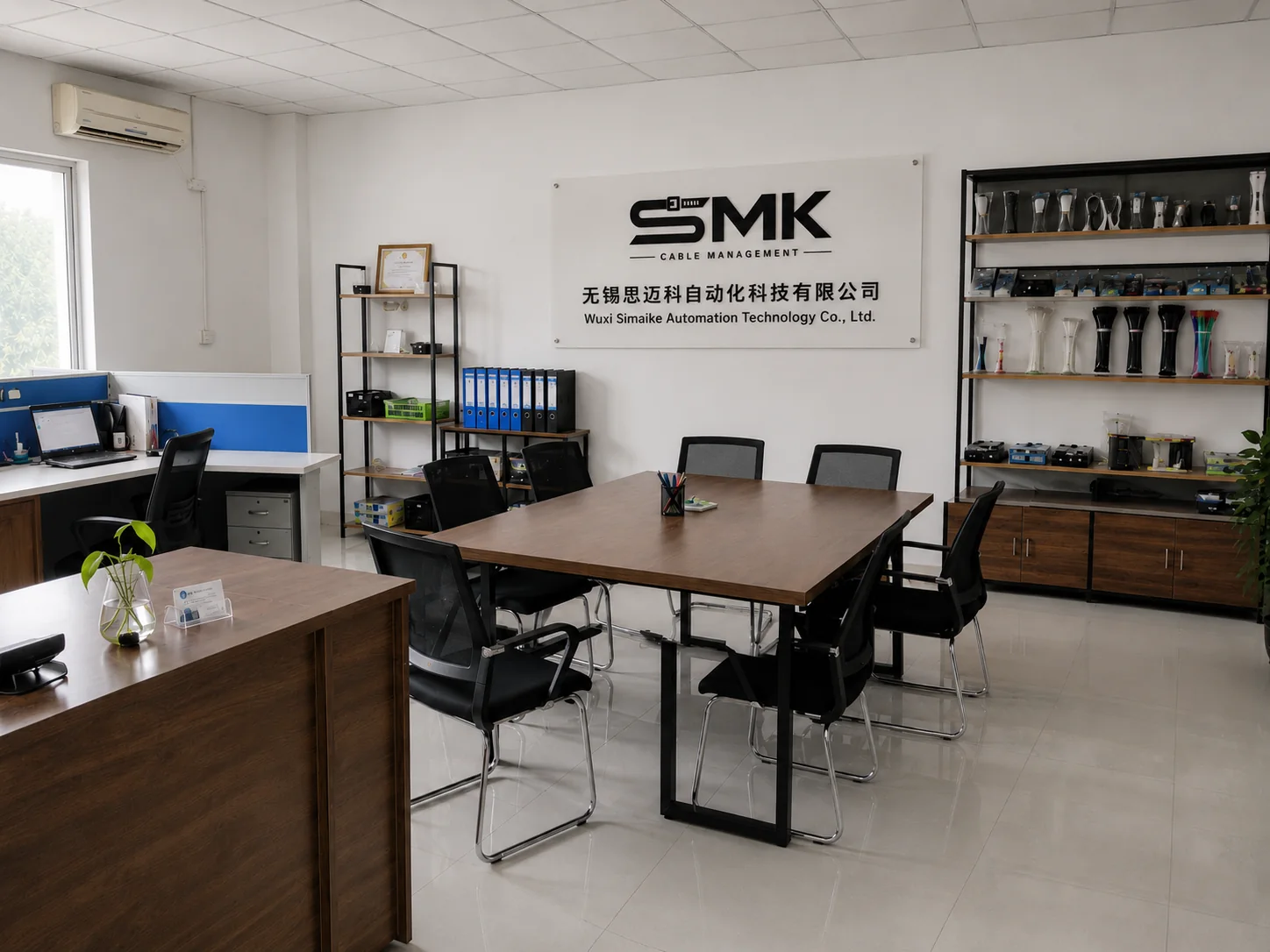 SMK office and cable management product showroom