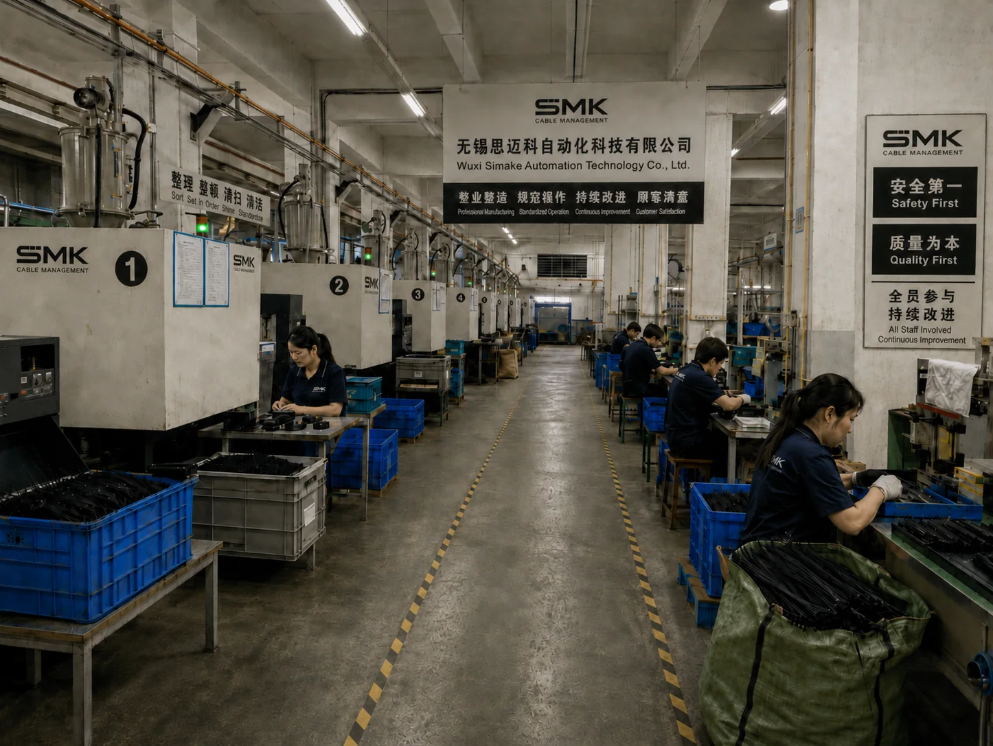 SMK cable management production workshop