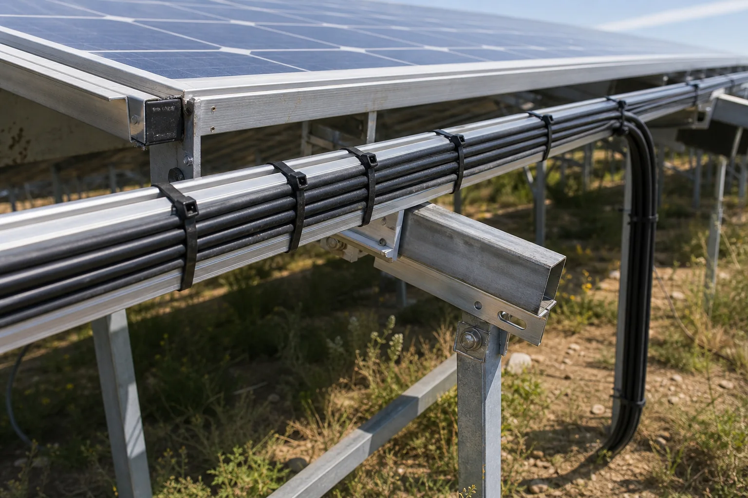 Cable Ties for Solar Panel Installation